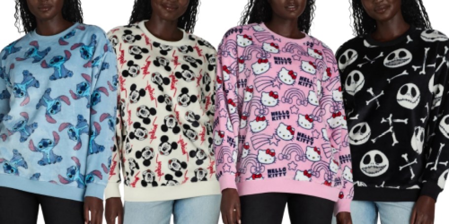 Women’s Character Sweatshirts Only $7 on Walmart.com (Reg. $20) – Cheaper Than Black Friday!