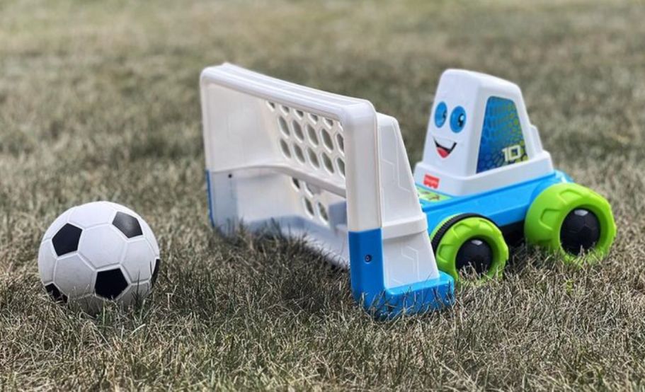FisherPrice Goaldozer Motorized Soccer Net Only 22.60 on Amazon (Reg