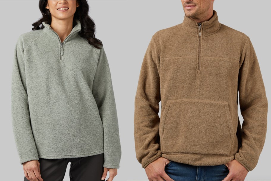 men and women in sherpa jacket