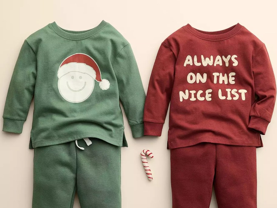 baby/toddler size Christmas long sleeve tops and pants