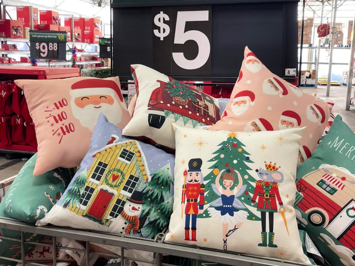 Walmart Reversible Outdoor Christmas Pillows Just 5 Hip2Save