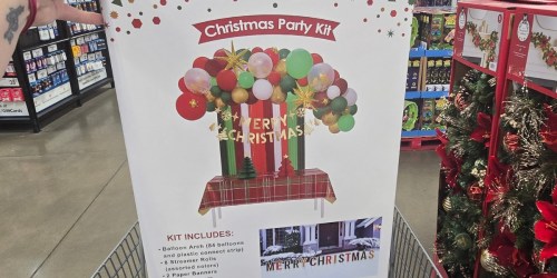 Sam’s Club Christmas & New Years Party Decorating Kits $29.88 – Includes Balloon Garland, Yard Letters & More