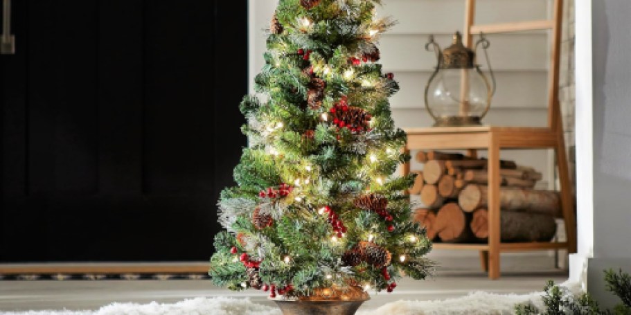 WOW! Pre-Lit Mini Christmas Tree, Amazon Echo Pop, & Smart Plug $58.99 Shipped (Reg. $185)