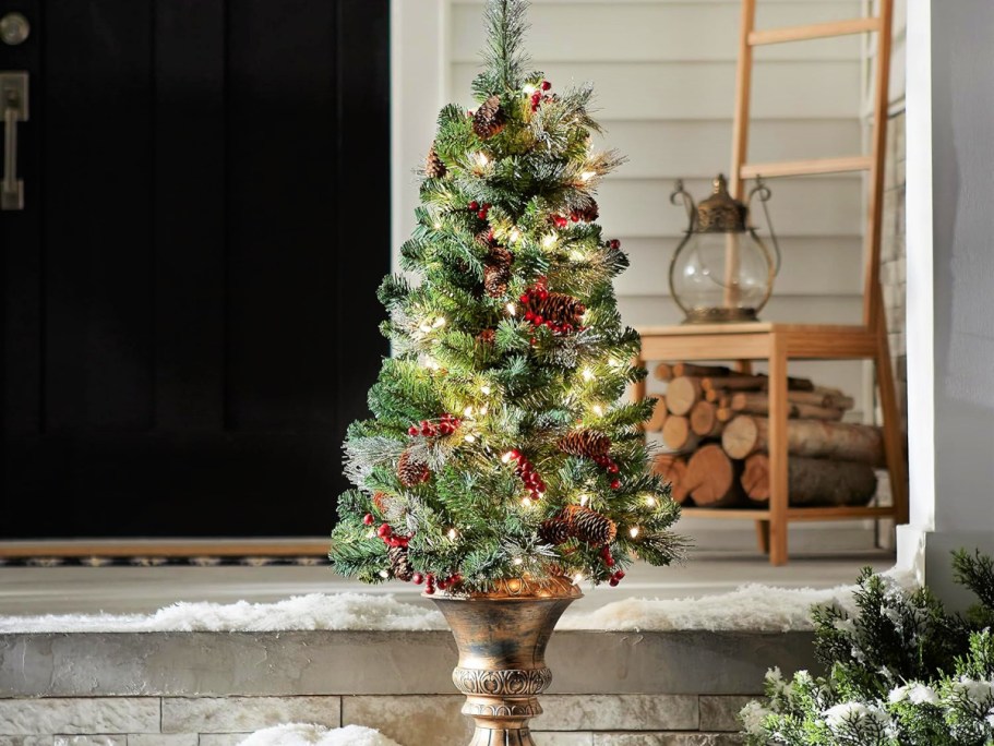 WOW! Pre-Lit Mini Christmas Tree, Amazon Echo Pop, & Smart Plug $58.99 Shipped (Reg. $185)