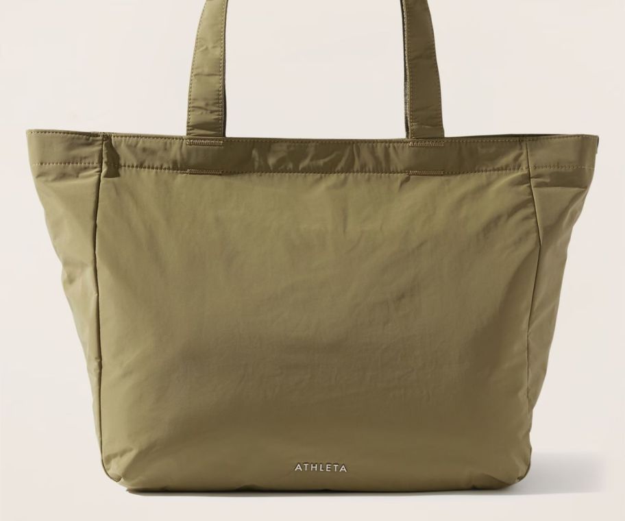 A green Athleta Tote Bag 