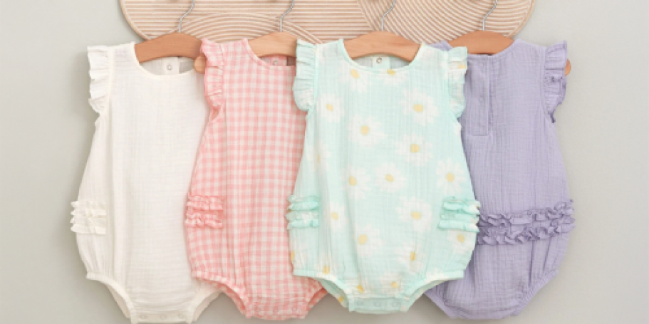 Up to 80% Off Gerber Baby Clothes & Accessories | $7.50 Rompers and More!