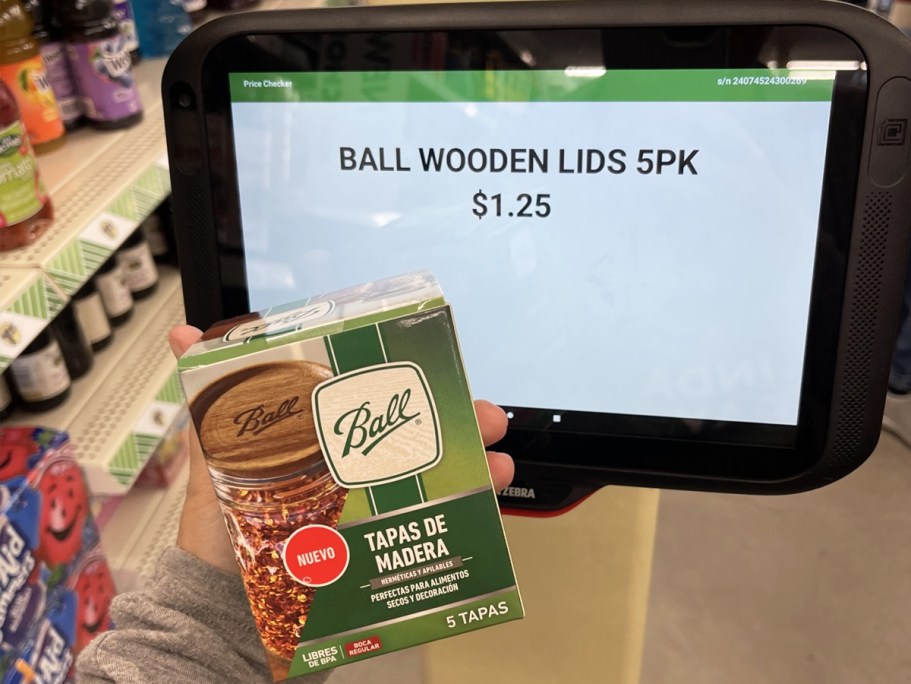 Run to Dollar Tree—We Spotted Ball Wooden Lids 5-Pack for Just $1.25!