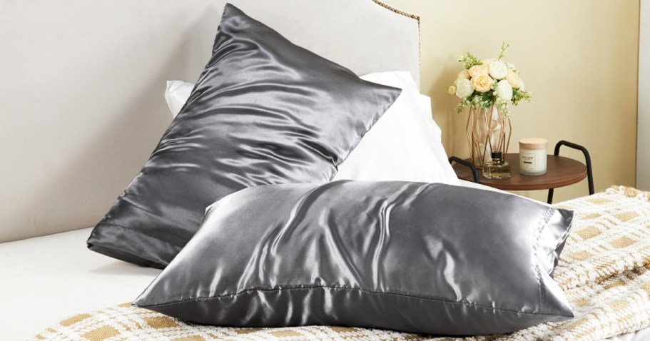 Last Chance: Satin Pillowcase 2-Pack Just $3 on Amazon
