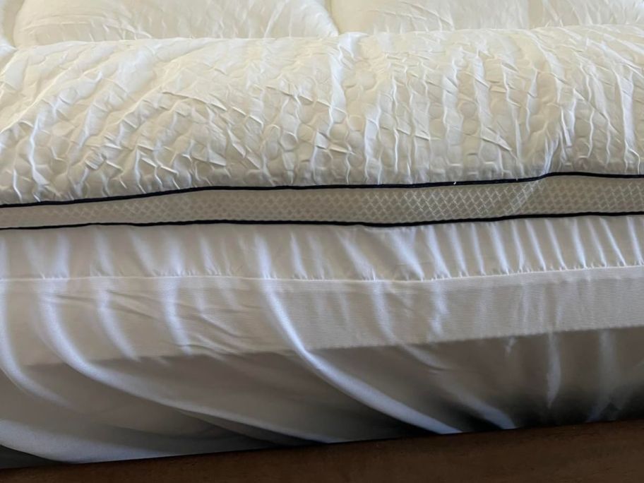 Bedsure Mattress Pad on bed