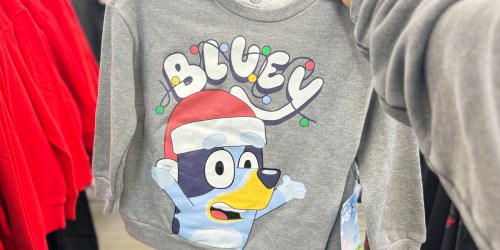 NEW Kids Character Christmas Clothes on Walmart.com | Bluey, Disney, Grinch, & More