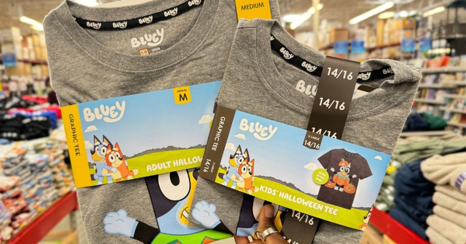 NEW Bluey Halloween Tees Only $7.98 at Sam’s Club (+ Bluey Styles on Sale at Target!)