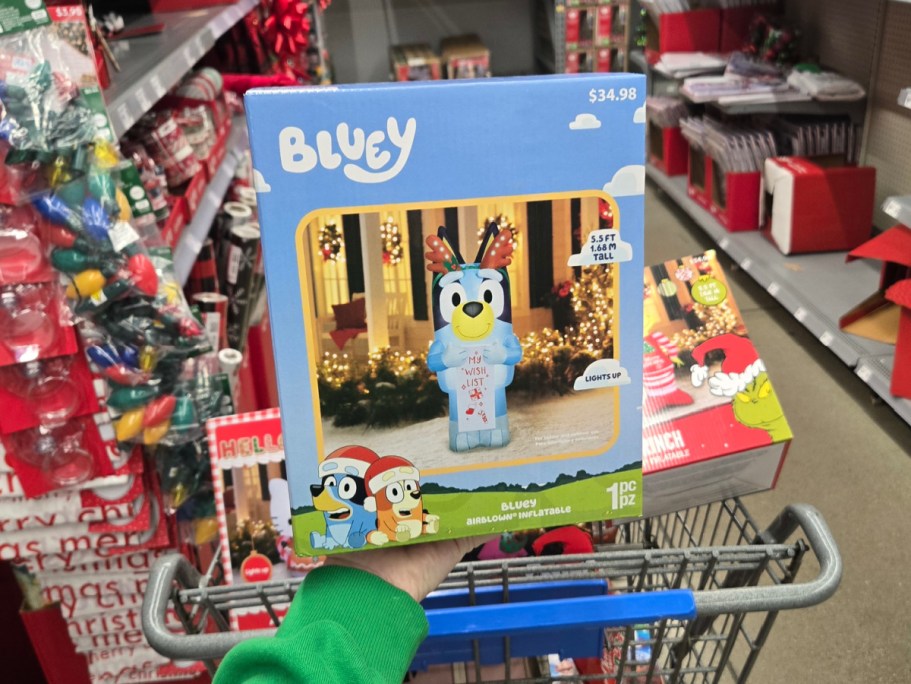 NEW Christmas Inflatables at Walmart – Bluey, Hello Kitty, & More!