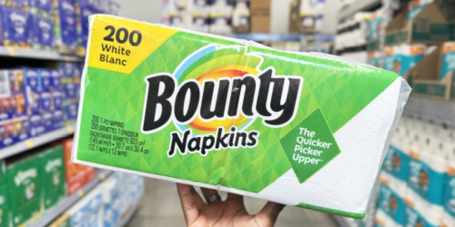 Bounty Napkins 200-Pack Only $1.99 Shipped for Prime Members
