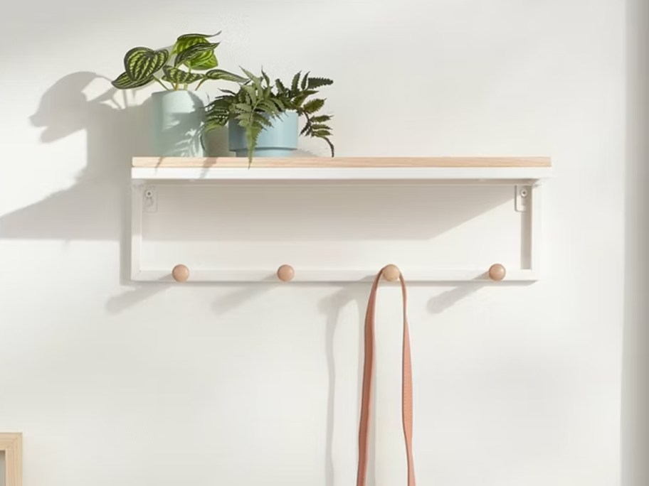 Brightroom Mixed Material Entryway Organizer w: Shelf