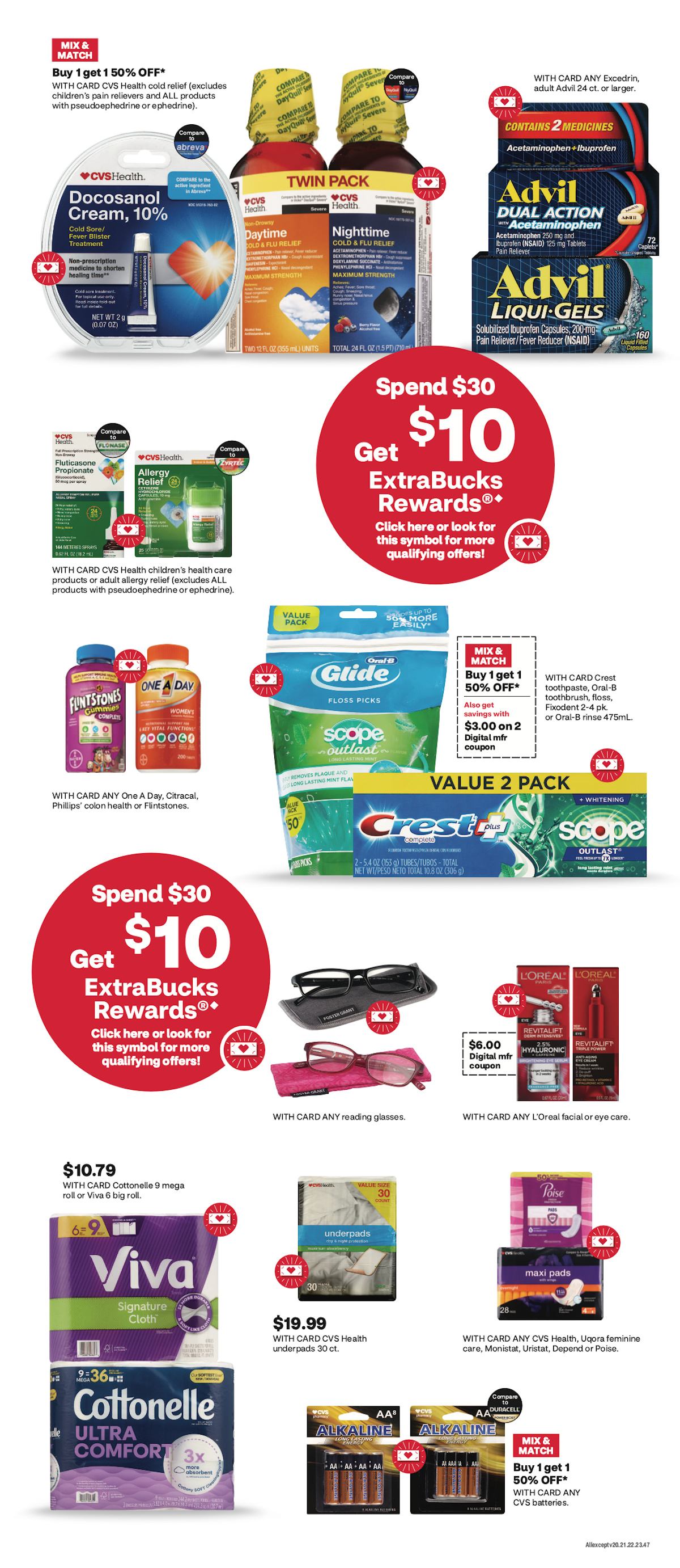 page from CVS ad