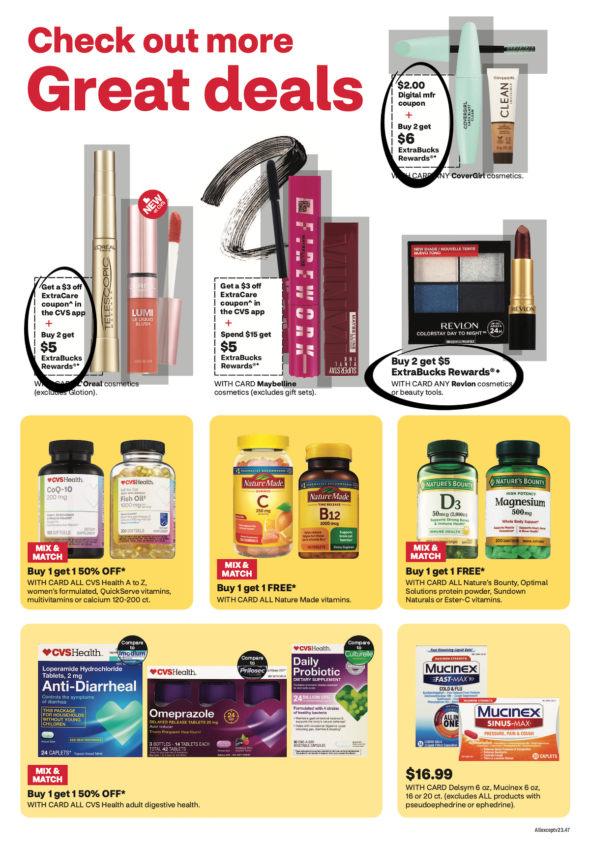 page from CVS ad