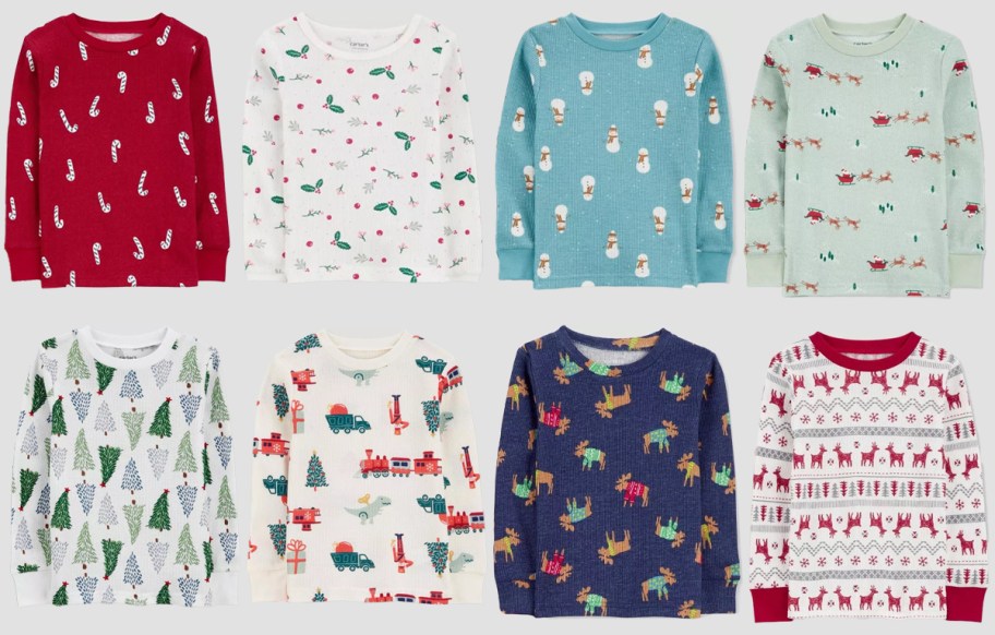 Carters Christmas Pajama Sets