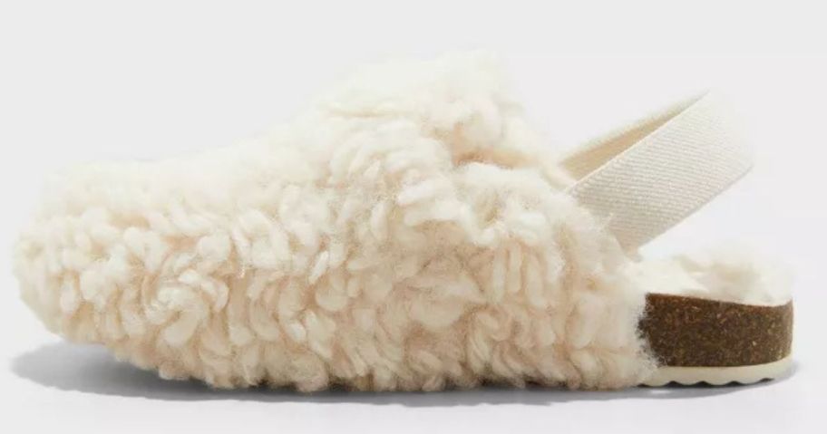 Cat & Jack Toddler Girls' Mila Faux-Shearling Clog Loafer Slipper