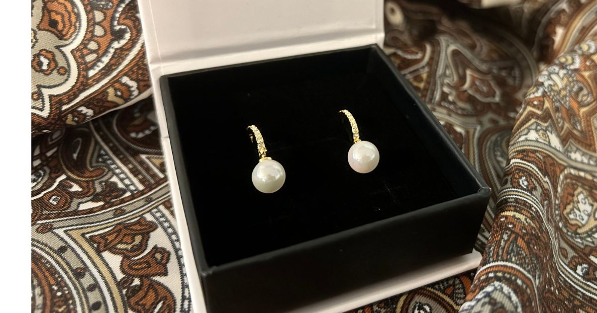 Cate & Chloe Pearl Drop Earrings Only $18 Shipped (Regularly $115)