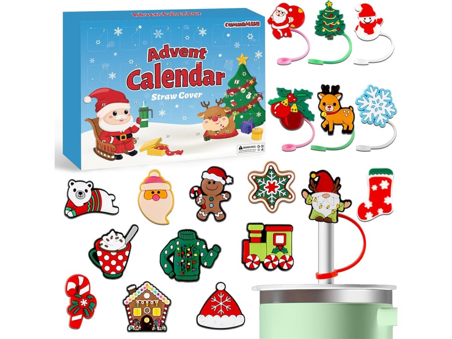 Christmas Straw Topper