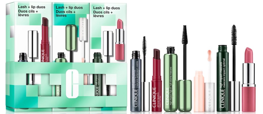 clinique mascara and lipstick gift set