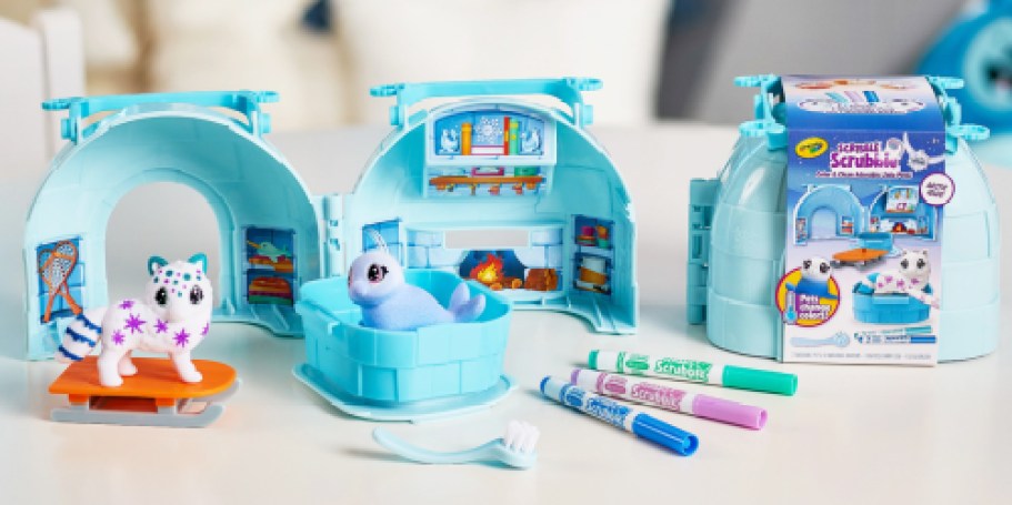 Crayola Scribble Scrubbie Color-Changing Igloo Set Only $5.71 on Amazon (Reg. $18)