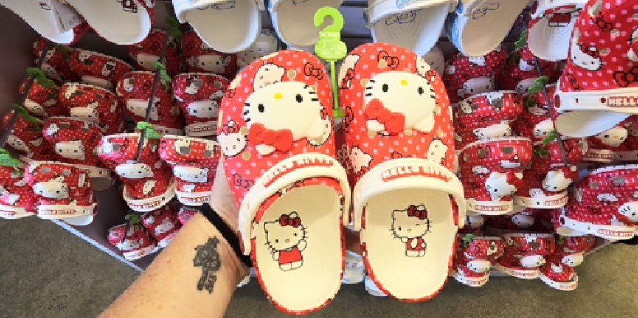 TWO Pairs of Crocs Only $25 Each – Mix & Match Disney, Hello Kitty, Marvel & More!