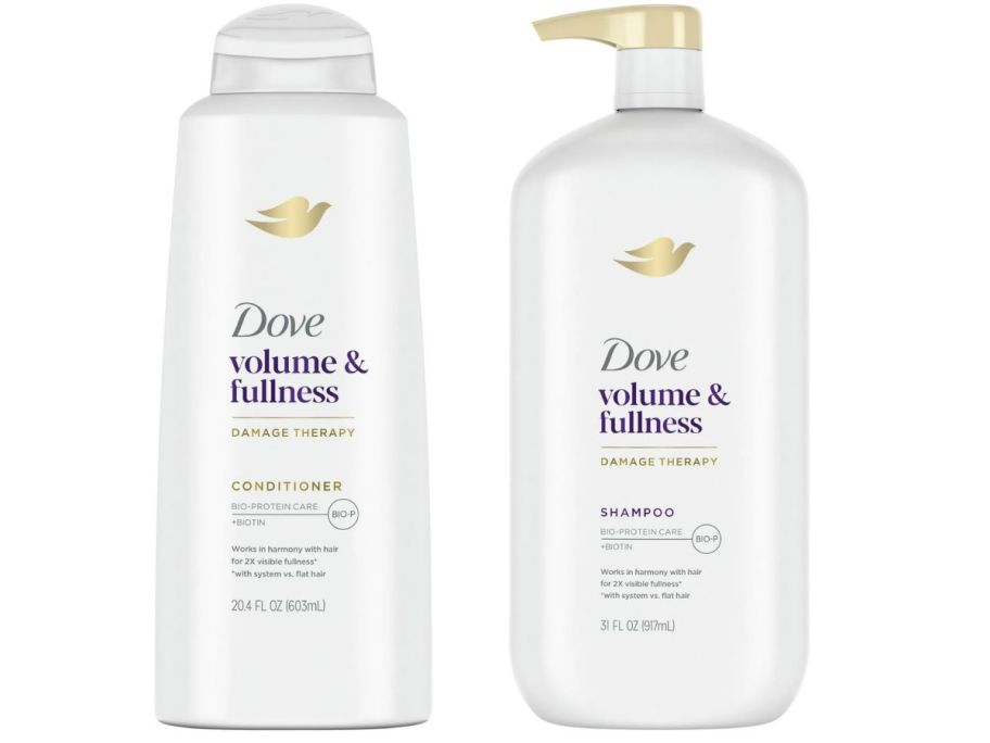 DOVE Volume & Fullness Damage Therapy Conditioner & Shampoo