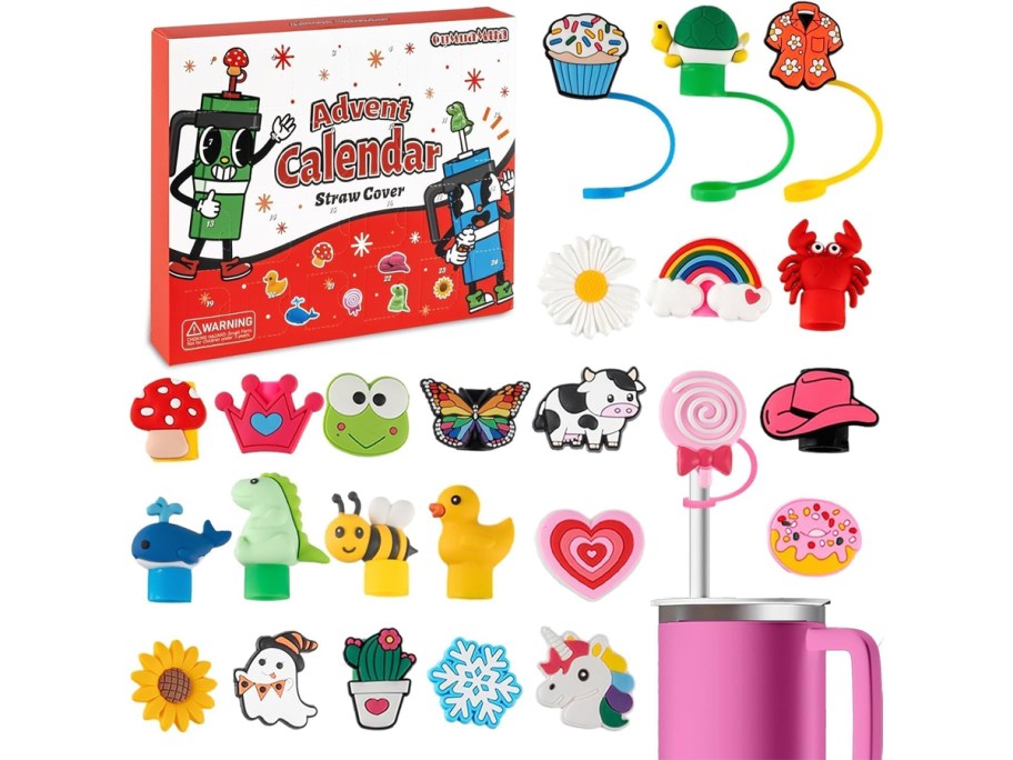 Daily Straw Topper 24-Day Advent Calendar