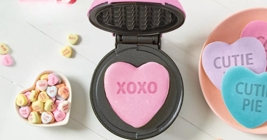 Dash x Sweethearts Mini Waffle Maker from $9 on Kohls.com (Reg. $25)