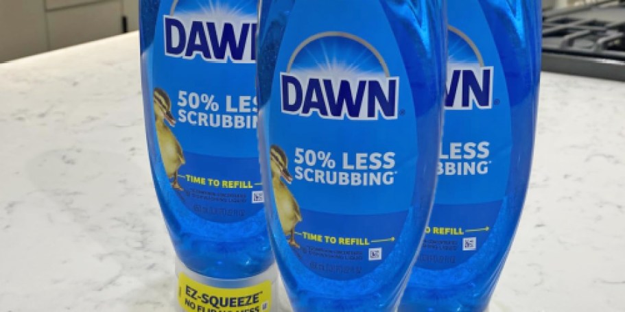 THREE Dawn EZ-Squeeze Dish Soaps Only $7.97 Shipped on Amazon (Just $2.66 Each!)