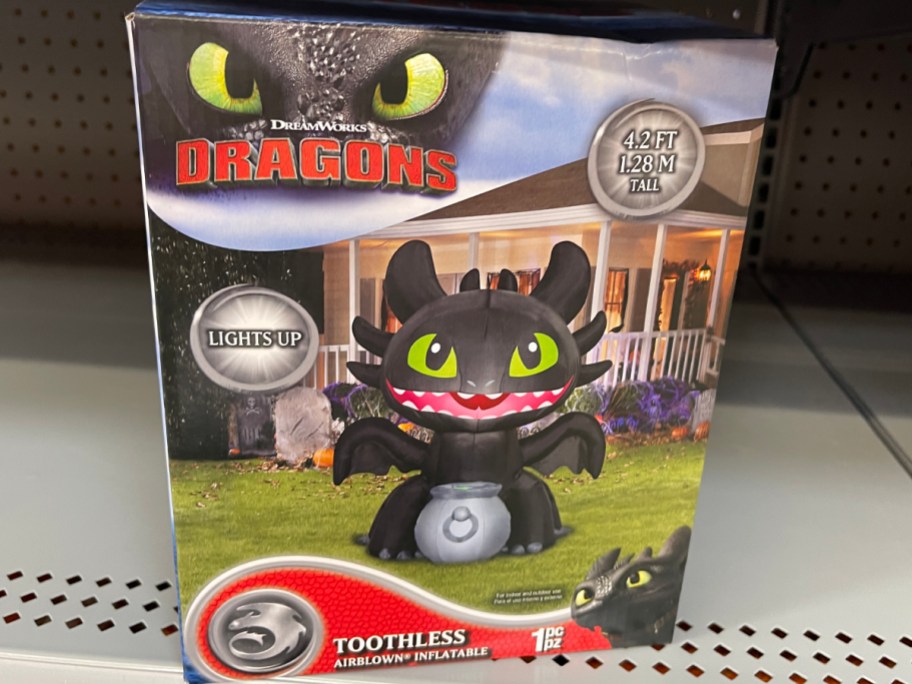 Dreamworks Dragons 4.2ft Toothless Airblown Inflatable