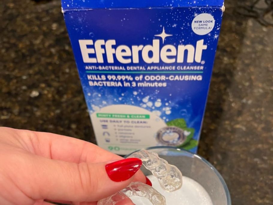 Efferdent Cleaning Tablets 44-Count Just $2 Shipped on Amazon (Great for Cleaning Water Bottles!)