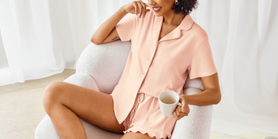 Two-Piece Satin Women’s Pajama Set Just $14 on Amazon