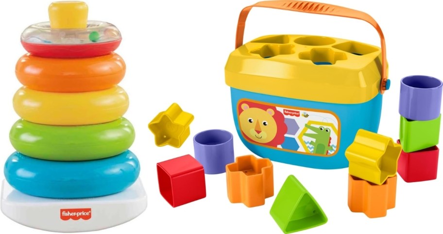 rock a stack and first blocks toy bundle