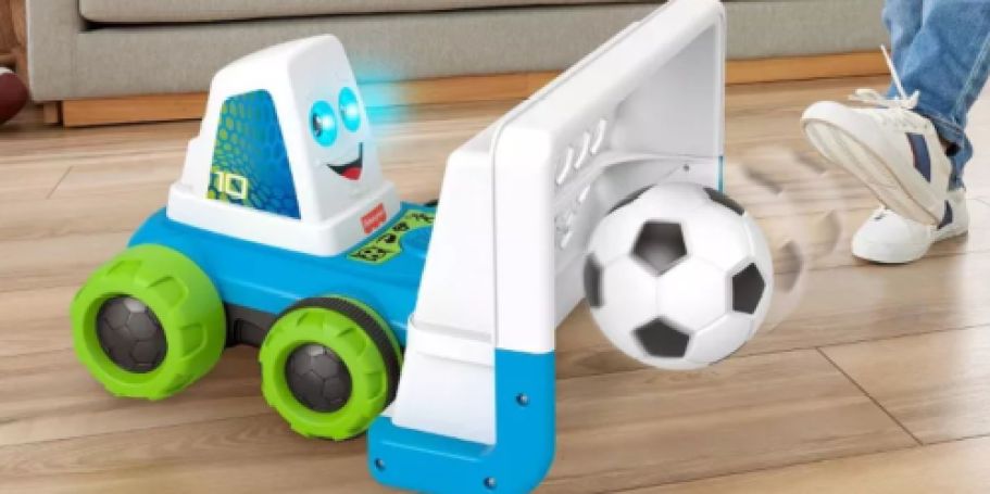 Fisher-Price Goaldozer Motorized Soccer Net Only $22.60 on Amazon (Reg. $60)