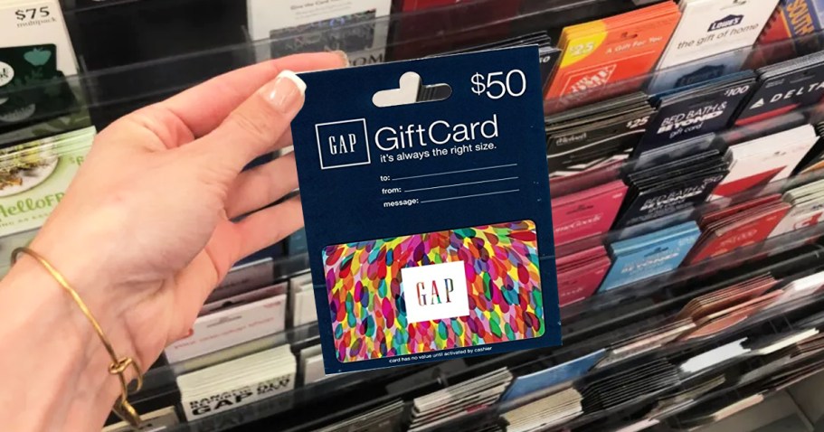 $50 GAP Gift Card Only $40 Shipped on Amazon (Lightning Deal!) | Hip2Save