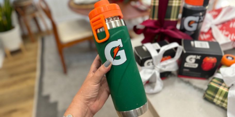 WOW! 40 Gatorade Energy Drink Packets w/ Stainless Steel Water Bottle $25.60 Shipped (Reg. $72)