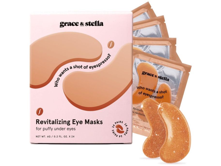 Grace & Stella Caffeine Under-Eye Masks 24 Pairs stock image