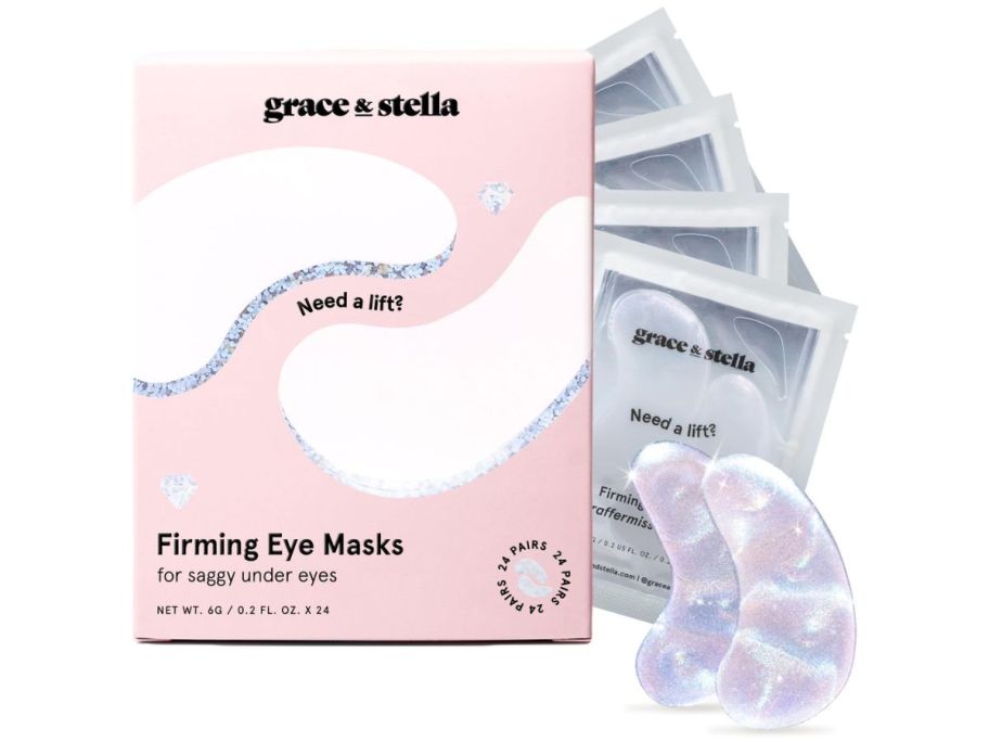 Grace & Stella Peptide & Rice Extract Under-Eye Masks 24 Pairs stock image