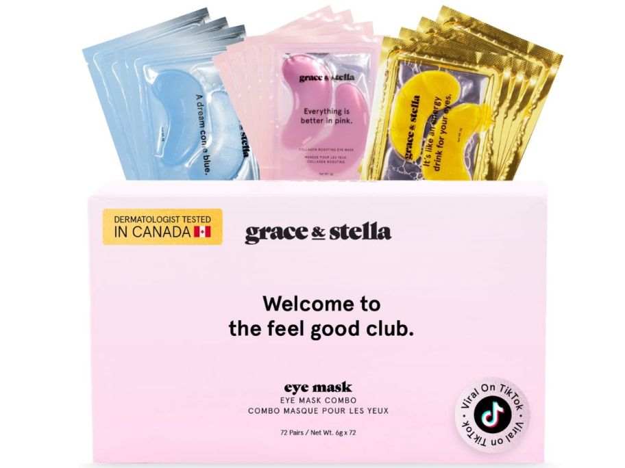 Grace & Stella Variety Under-Eye Masks 72 Pairs stock image