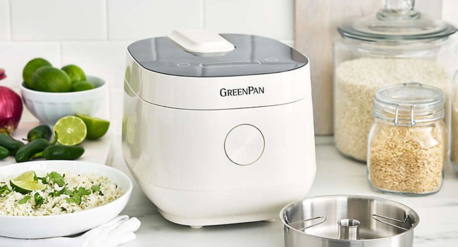 GreenPan 2-Quart Ceramic Carb Reducing Rice Cooker from $59.98 Shipped on QVC.com (Reg. $129)