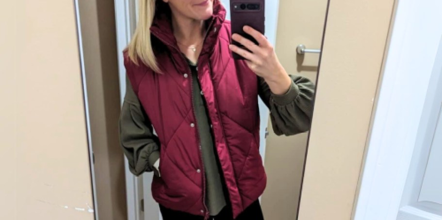 Women’s Puffer Vest Just $18.44 Shipped on Amazon (Reg. $41)