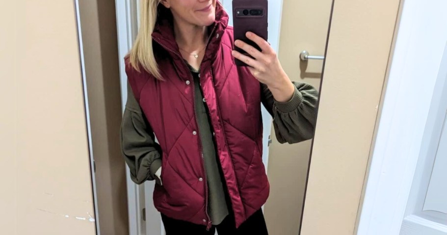 Women’s Puffer Vest Just $18.44 Shipped on Amazon (Reg. $41)