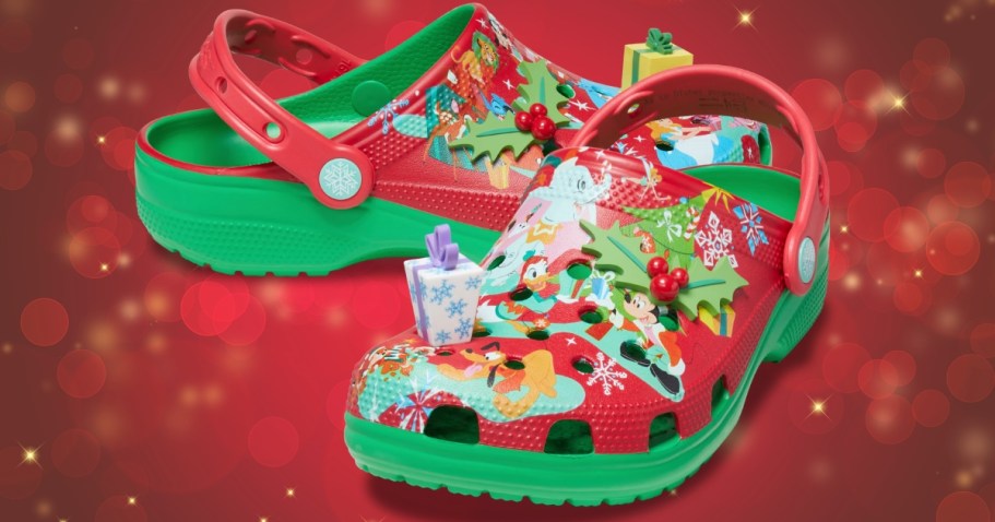 EXTRA 25% Off Crocs Sale (Includes NEW Disney Christmas Crocs!)