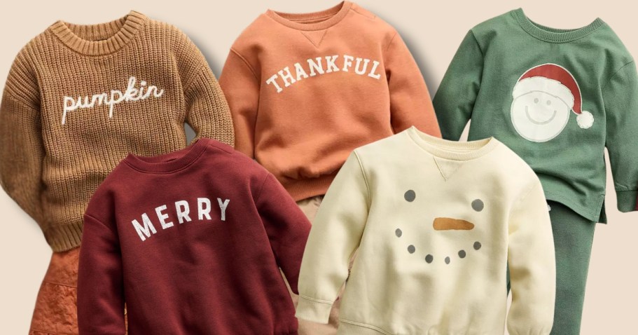 Little Co. by Lauren Conrad Holiday Shirts from $7.99 on Kohls.com (Reg. $20+)