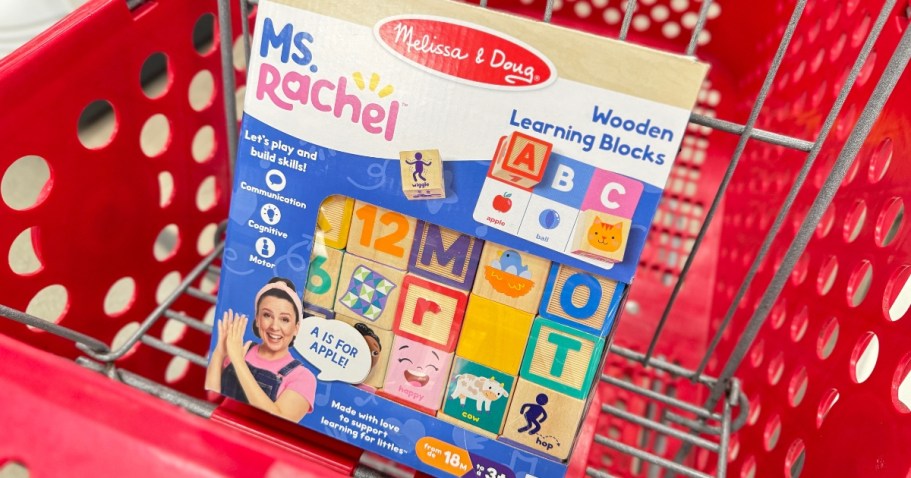 RARE Savings on Ms. Rachel Toys | Wooden Blocks, Puzzle, Learning Box, & More!