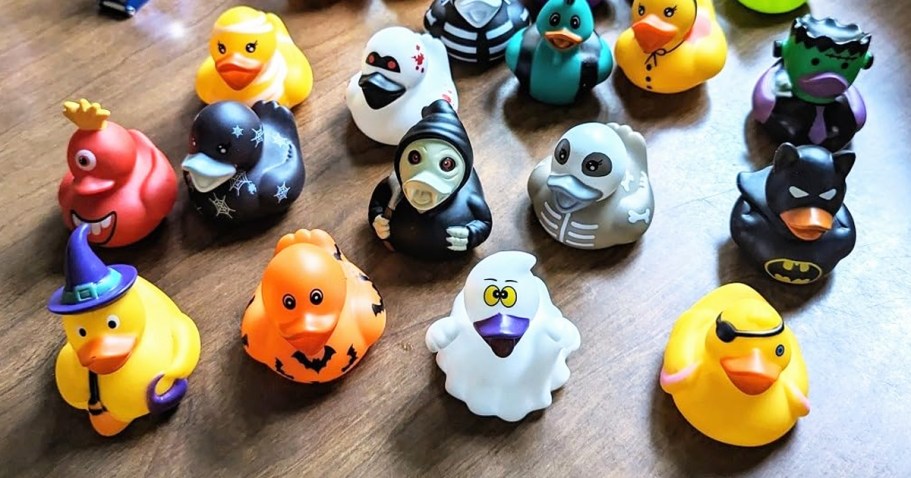 Halloween Rubber Ducks 24-Pack Only $14 Shipped for Prime Members (Non-Candy Trick-or-Treat Idea!)