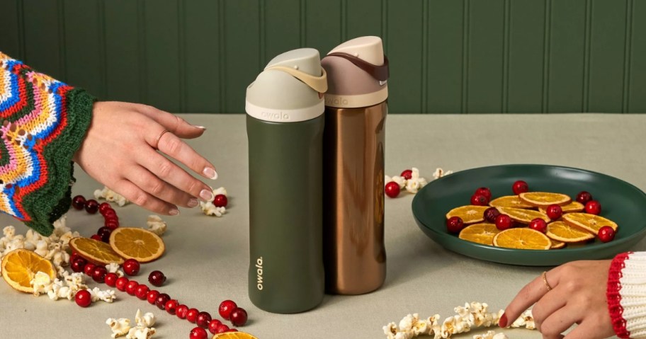 two hearth & hand with magnolia owala water bottles from target