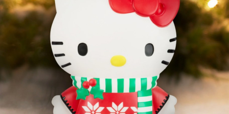 Christmas Blow Molds from $14.98 at Walmart (Hello Kitty, Bluey, Stitch, & More!)